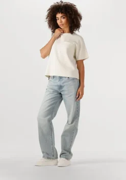 ecru msch copenhagen top mschharissa ima q ss sweatshirt