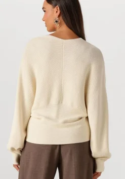 ecru msch copenhagen trui mschzinelle rachelle wrap pullover