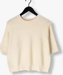 ecru msch copenhagen t-shirt mschthamira 2/4 pullover