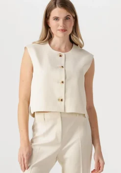 ecru neo noir gilet birtha structure waistcoat