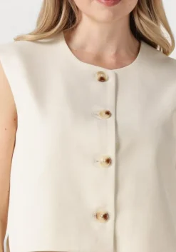 ecru neo noir gilet birtha structure waistcoat