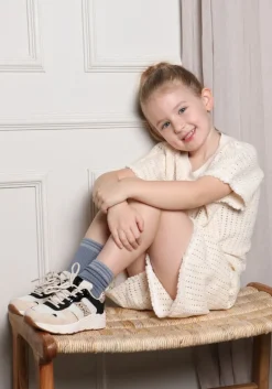 ecru nobell broeken silla crochet knit short