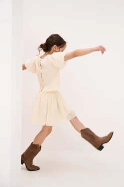 ecru nono blouses tessy mesh blouse