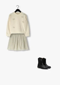 ecru nono minirok ninu mesh skirt