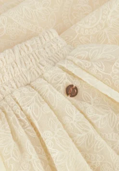 ecru nono minirok ninu mesh skirt