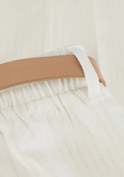 ecru nono pantalon sayla girls pants pinstripe white