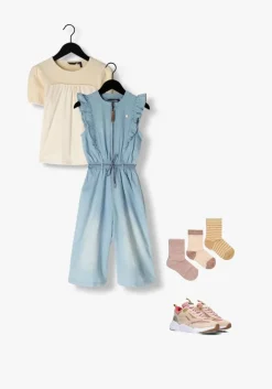 ecru nono t-shirt karen t-shirt mixed fabris puffed shorts sleeves