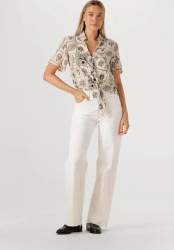 ecru object blouses objember re s/s tie shirt 139