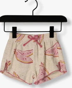 ecru play up broeken printed plush shorts