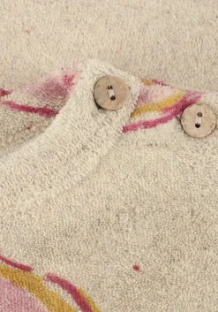 ecru play up t-shirt printed plush sweater