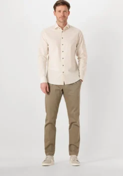 ecru profuomo klassiek overhemd shirt x-cutaway sc sf cotton linen