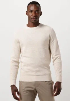 ecru profuomo trui structure crew neck
