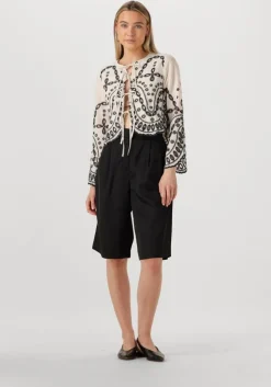 ecru rouge edit top roubrodie ls o-neck top