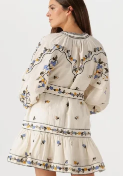 ecru scarlett poppies mini jurk fiucci short dress