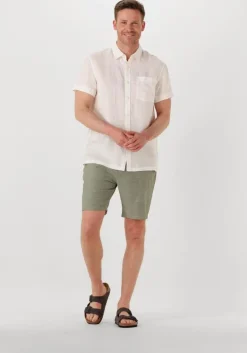 ecru scotch & soda casual overhemd linen shirt