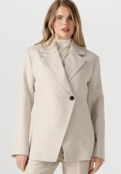 ecru second female blazer maximus fitted blazer