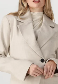 ecru second female blazer maximus fitted blazer