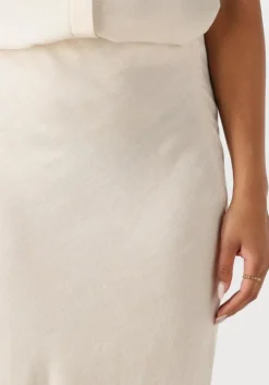 ecru selected femme maxirok slfviva-lena hw ankle skirt