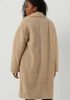 ecru selected femme teddy jas lana teddy coat b