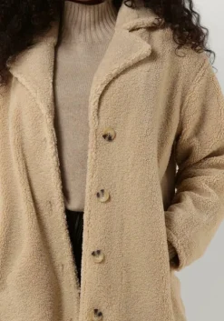 ecru selected femme teddy jas lana teddy coat b