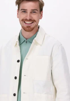 ecru selected homme overshirt slhmolton jacket