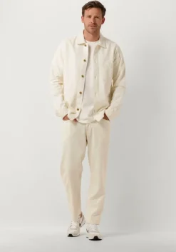 ecru selected homme overshirt slhchris 5422 ls ecru hemp shirt