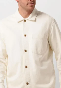 ecru selected homme overshirt slhchris 5422 ls ecru hemp shirt