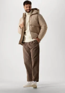 ecru selected homme trui slhland ls knit half zip