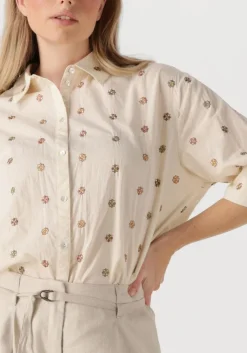 ecru summum blouses 3/4 sleeve blouse top linen