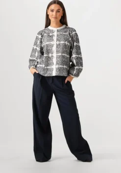 ecru summum blouses longsleeve bouse tile embroidery