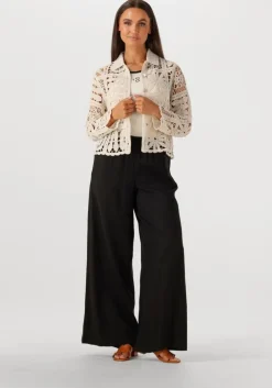 ecru summum blouses short cardigan flower crochet knit