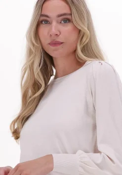 ecru summum sweater puffy sleeve sweater basic knit