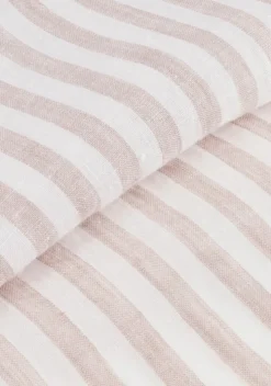 ecru tommy hilfiger casual overhemd linen essential stripe rf shirt