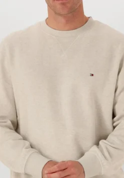 ecru tommy hilfiger sweater ess seasonal fleece crewneck