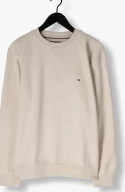 ecru tommy hilfiger sweater ess seasonal fleece crewneck