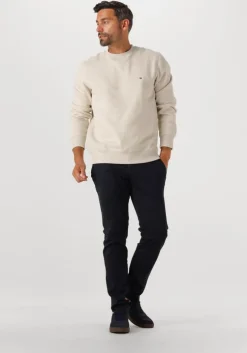 ecru tommy hilfiger sweater ess seasonal fleece crewneck