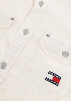 ecru tommy jeans casual overhemd tjm rlx cord shirt ext