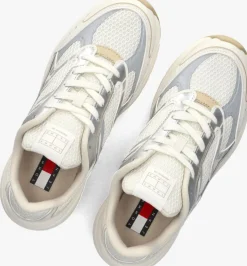 ecru tommy jeans lage sneakers archive '25