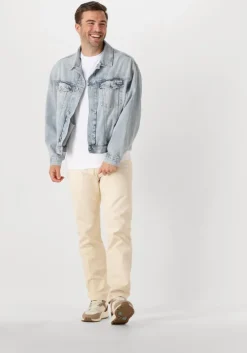 ecru woodbird straight leg jeans wbdoc twill pant