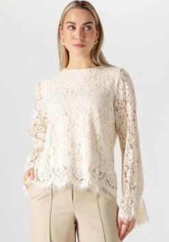 ecru y.a.s. top yasperla ls lace top s. noos