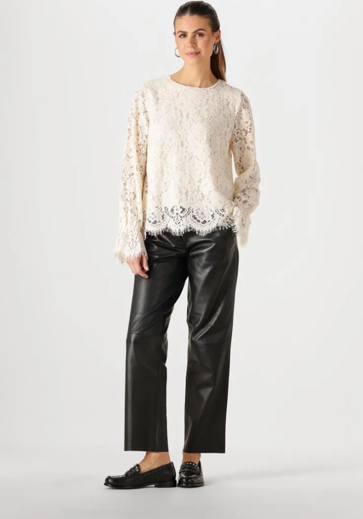 ecru y.a.s. top yasperla ls lace top s. noos