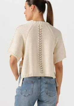 ecru y.a.s. trui yaslamina ss knit top