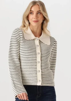 ecru y.a.s. vest yasfanto ls knit cardigan s.