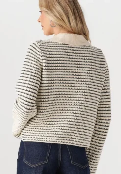 ecru y.a.s. vest yasfanto ls knit cardigan s.