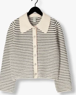 ecru y.a.s. vest yasfanto ls knit cardigan s.