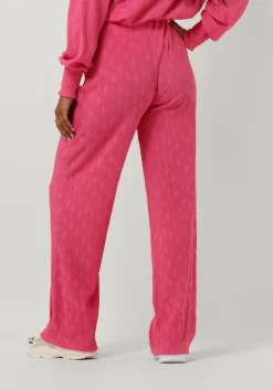 fuchsia alix the label wijde broek ladies woven wide leg plisse pants