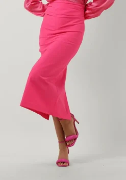 fuchsia semicouture midirok wendy