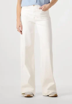 gebroken wit 7 for all mankind wide jeans lotta sugar