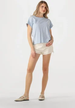 gebroken wit abrand jeans shorts high relaxed short keke