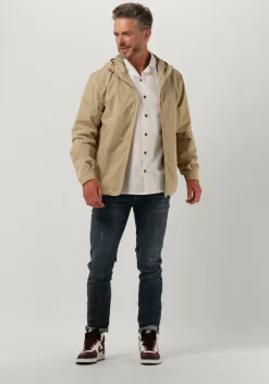 gebroken wit anerkjendt casual overhemd akkarsten s/s seersucker shirt